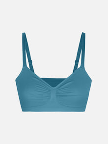 EVERENZA Seamless Wireless Bra – Deep Sea Green