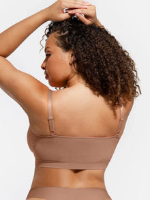 EVERENZA Seamless Wireless Bra – Mocha Brown