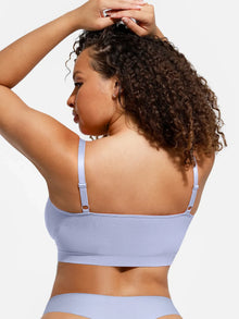 EVERENZA Seamless Wireless Bra – Light Blue