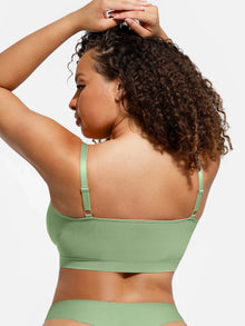 EVERENZA Seamless Wireless Bra – Light Green