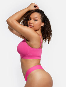 EVERENZA Seamless Wireless Bra – Magenta