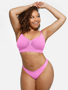 EVERENZA Seamless Wireless Bra – Light Pink