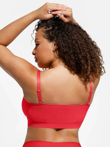 EVERENZA Seamless Wireless Bra – Rust Red