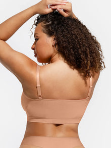 EVERENZA Seamless Wireless Bra – Chestnut Brown