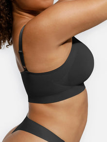 EVERENZA Seamless Wireless Bra – Black