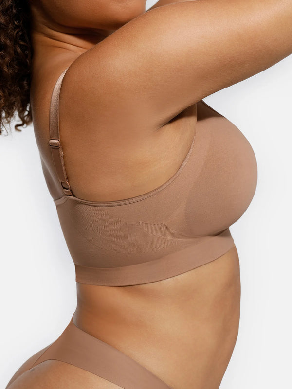 EVERENZA Seamless Wireless Bra – Mocha Brown