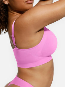 EVERENZA Seamless Wireless Bra – Light Pink