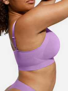 EVERENZA Seamless Wireless Bra – Light Purple