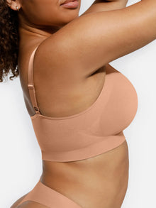 EVERENZA Seamless Wireless Bra – Chestnut Brown