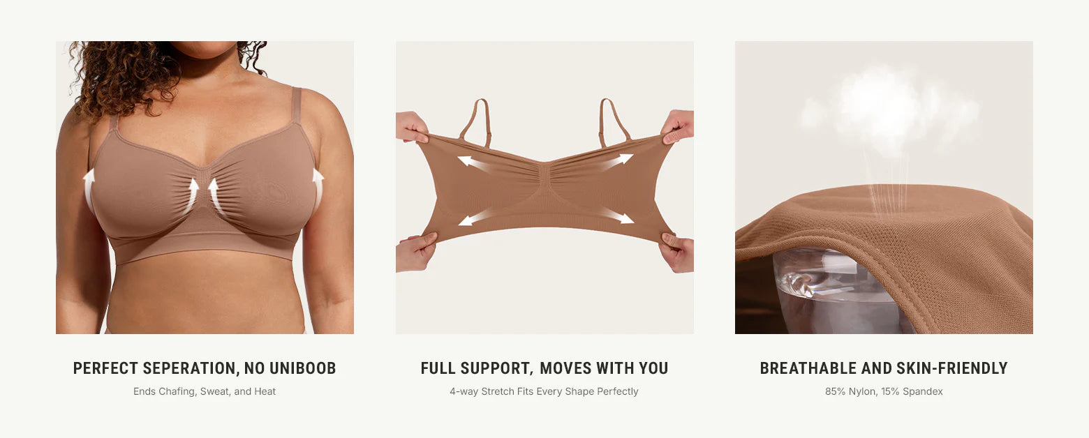 Everenza Seamless Wireless Support Bra