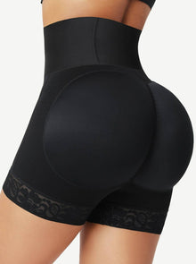 Everenza Vera Firm Shaper Shorts — Adjustable Hook & Butt Lift – Black